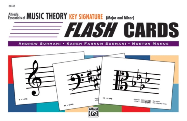 Alfred's Essentials of Music Theory: Key Signature Flash Cards (Major and Minor), Flash Cards