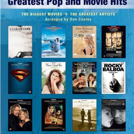 2007 Greatest Pop and Movie Hits Easy Piano The Biggest Movies  the Greatest Artists