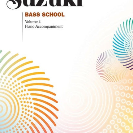 Suzuki Bass School Vol 4 Piano Acc