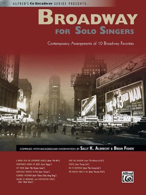 Broadway for Solo Singers Contemporary Arrangements of 10 Broadway Favorites