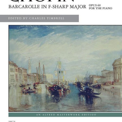 Barcarolle in F Major Op 60 Alfred Masterwork