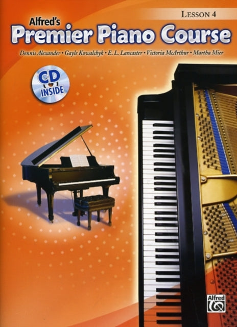 Premier Piano Course Lesson Book Bk 4 Book  CD