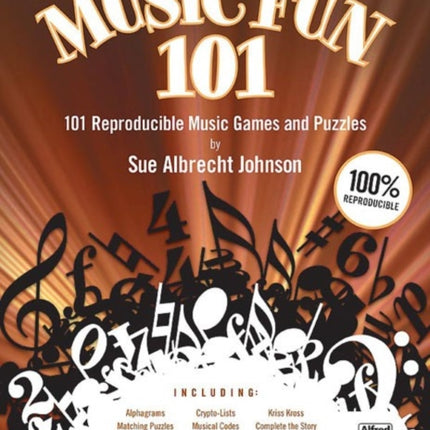 Music Fun 101 101 Reproducible Music Games and Puzzles Teachers Handbook