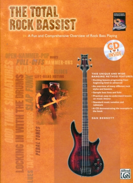 The Total Rock Bassist with CD A Fun and Comprehensive Overview of Rock Bass Playing Total Bassist