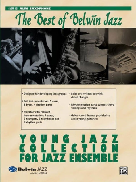 Young Jazz Collection for Jazz Ensemble 1st EFlat Alto Saxophone Best of Belwin Jazz