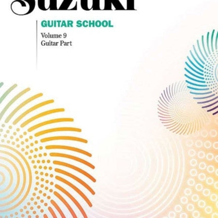 Suzuki Guitar School Guitar Part Volume 9 09 Suzuki Guitar School Paperback