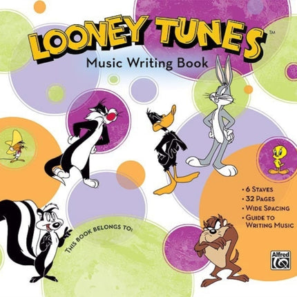 Looney Tunes Music Writing Book