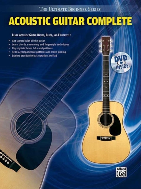 Ultimate Beginner  Acoustic Guitar Complete Book  DVD Sleeve The Ultimate Beginner Series