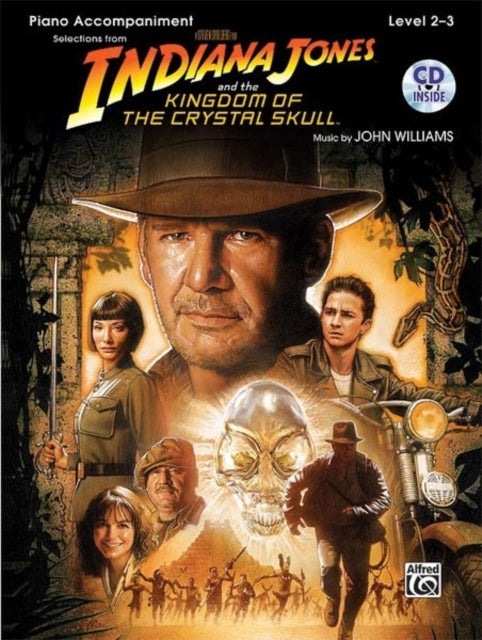 Indiana Jones and the Kingdom of the Crystal Skull Instrumental Solos Piano Acc Book  CD Pop Instrumental Solos