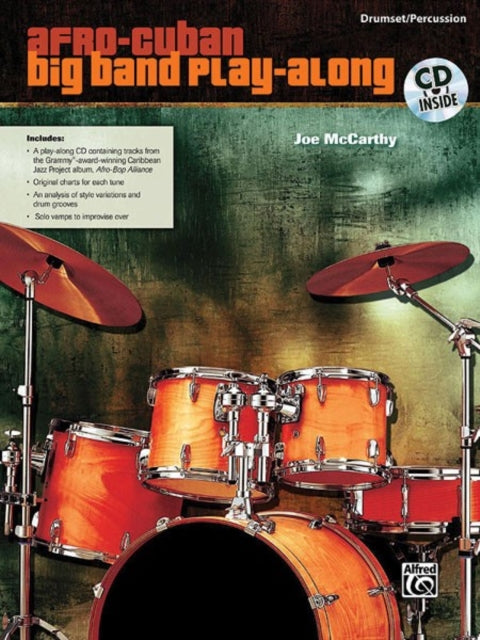 AfroCuban Big Band PlayAlong for DrumsetPercussion Book  CD