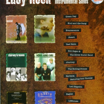 Easy Rock Instrumental Solos Level 1 Clarinet Book  CD