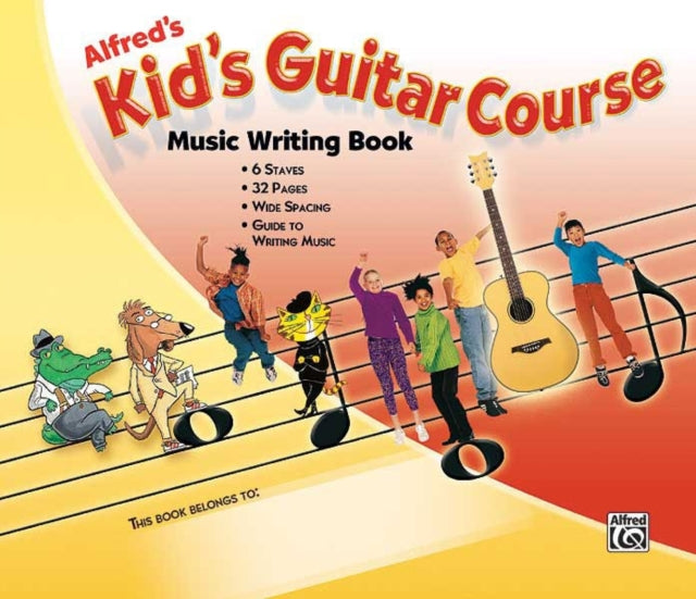 Kids Guitar Course Music Writing Book