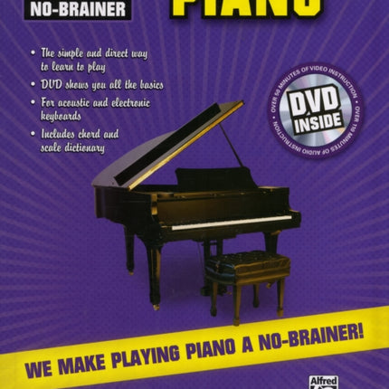 NoBrainer Play Piano We Make Playing Piano a NoBrainer Book  DVD