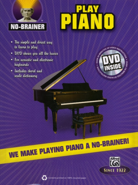 NoBrainer Play Piano We Make Playing Piano a NoBrainer Book  DVD