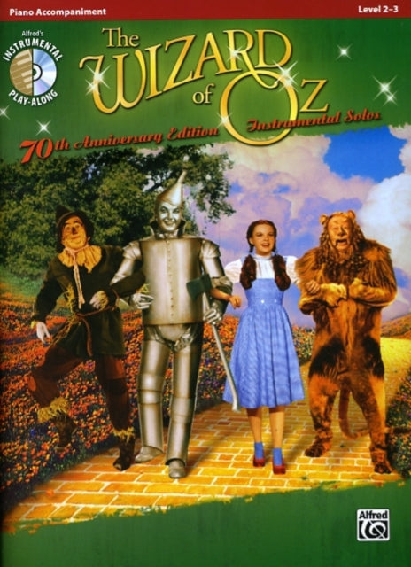 The Wizard of Oz Instrumental Solos Piano Accompaniment Level 23 With CD Audio