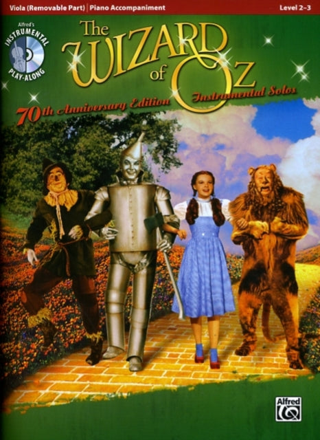 The Wizard of Oz Instrumental Solos Viola Removable PartPiano Accompaniment Level 23 With CD Audio