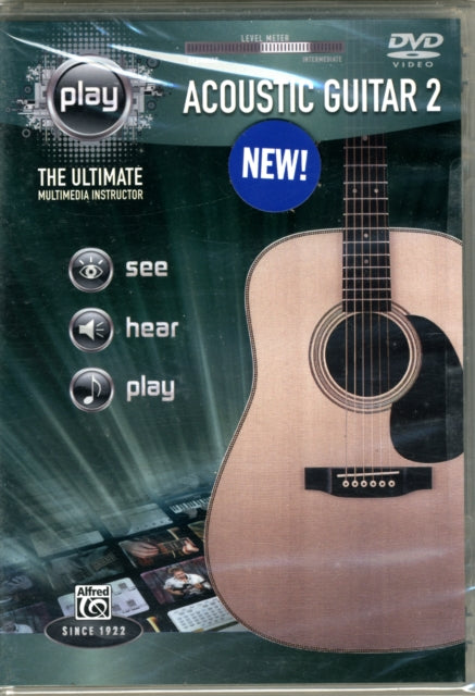 Alfreds Play Acoustic Guitar The Ultimate Multimedia Instructor DVD 2010 Region 1 US Import NTSC