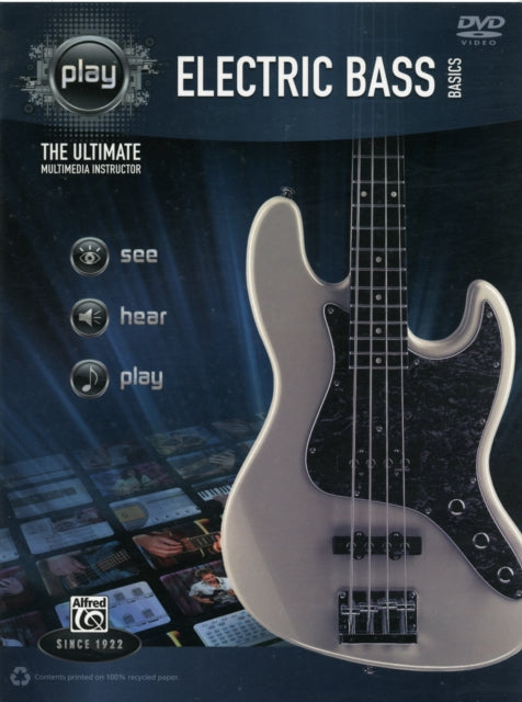 Alfreds PLAY Electric Bass Basics The Ultimate Multimedia Instructor Book  DVD Alfreds Play Series