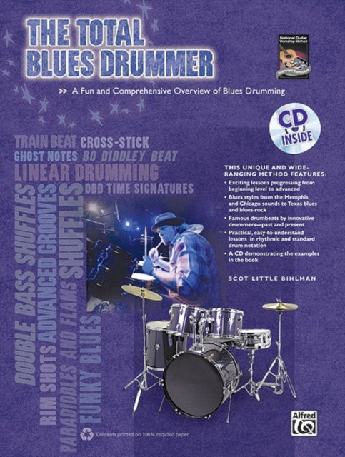 The Total Blues Drummer A Fun and Comprehensive Overview of Blues Drumming Book  CD Total Drummer