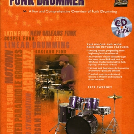 The Total Funk Drummer with CD Total Drummer