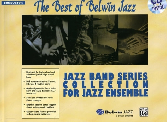 Jazz Band Collection for Jazz Ensemble Conductor Book  CD Book  CD The Best of Belwin Jazz