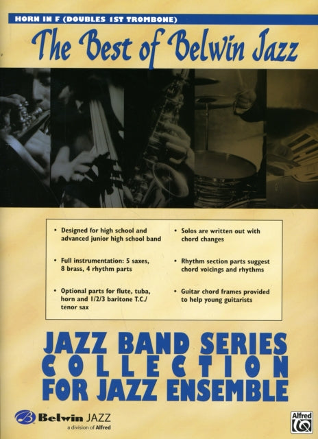 Jazz Band Collection for Jazz Ensemble Horn in F The Best of Belwin Jazz