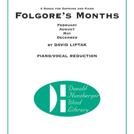 Folgores Months 4 Songs for Soprano and Wind