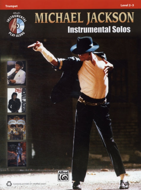 Michael Jackson Instrumental Solos Trumpet Book and CD Alfreds Instrumental PlayAlong