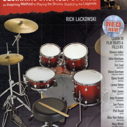 On the Beaten Path  Beginning Drumset Course Level 1 An Inspiring Method to Playing the Drums Guided by the Legends Book CD  DVD Beginning Drumset Course Lev 1