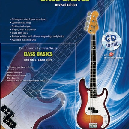 Ultimate Beginner Bass Basics Mega Pak Book CD  DVD