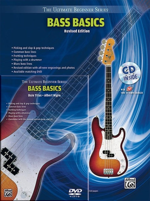 Ultimate Beginner Bass Basics Mega Pak Book CD  DVD