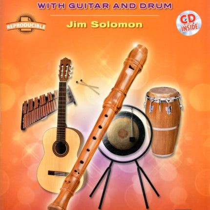 Hot Jams for Recorder With Guitar and Drum Book