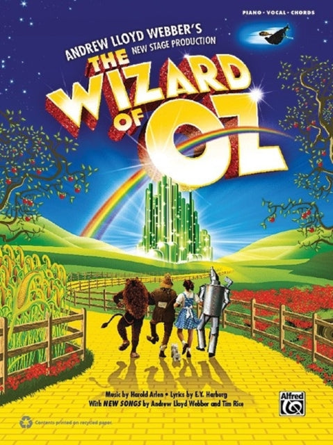 The Wizard of Oz  Selections from Andrew Lloyd Webbers New Stage Production PianoVocalGuitar