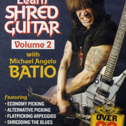 LEARN SHRED GUITAR VOLUME 2 DVD