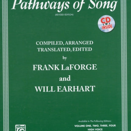 PATHWAYS OF SONG 3 LO BOOK CD BY LAFORGE FAUTHORPAPERBACK