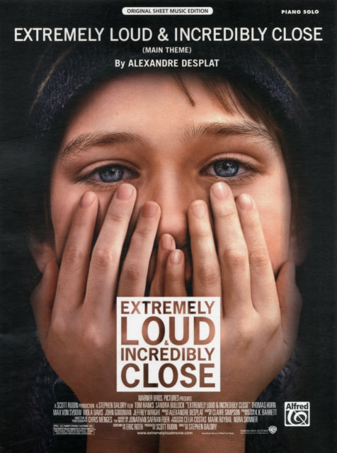 Extremely Loud  Incredibly Close Main Theme Piano Solo Sheet Original Sheet Music Edition