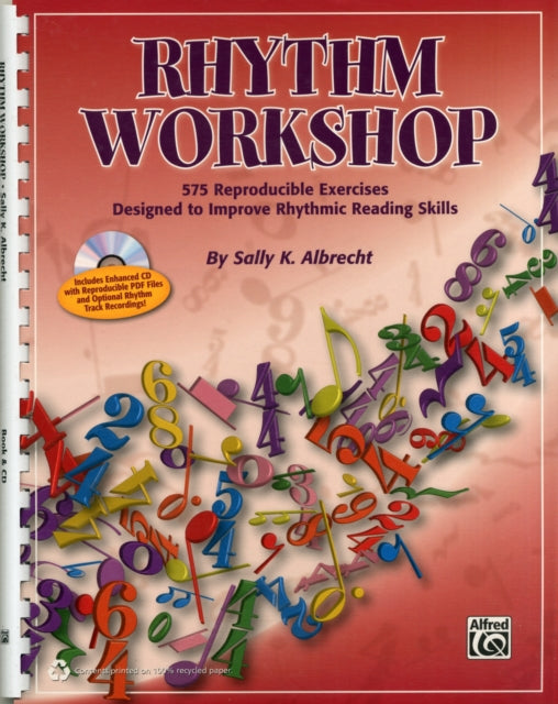 Rhythm Workshop 575 Reproducible Exercises Designed to Improve Rhythmic Reading Skills Book  CD