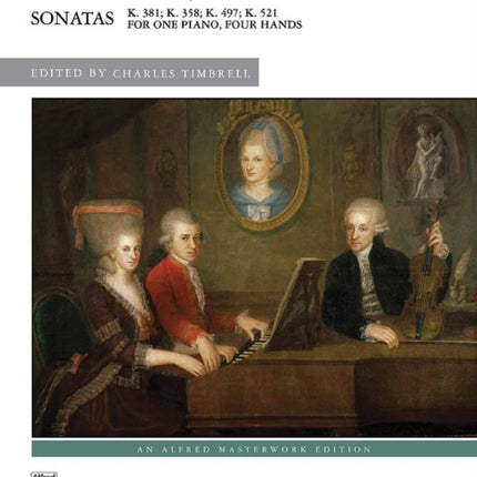 Sonatas for One Piano Four Hands Alfred Masterwork Edition