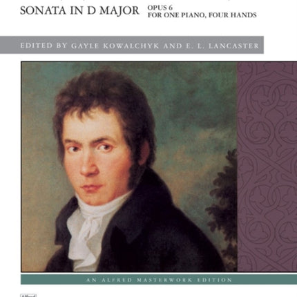 Beethoven  Sonata in D Major Op 6 Alfred Masterwork Edition