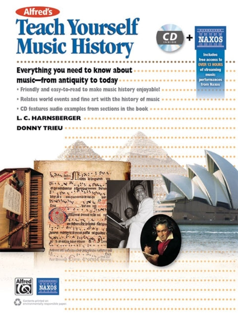 Alfreds Teach Yourself Music History Everything You Need to Know from Antiquity to Today Book  CD Everything You Need to Know About Musicfrom Antiquity to Today