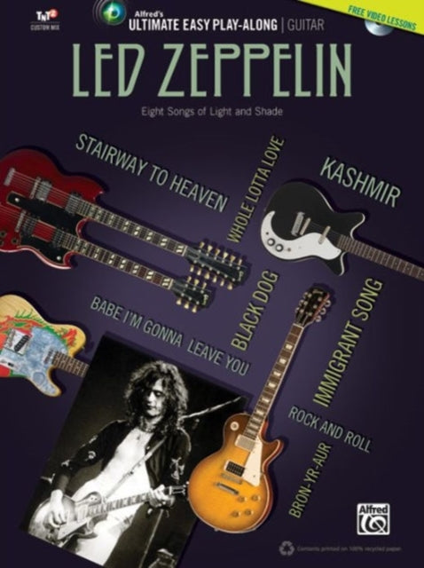 UEPA Led Zeppelin Guitar with DVD Alfreds Ultimate Easy Playalong