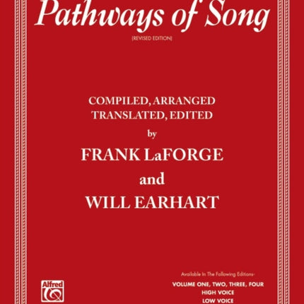 Pathways of Song Vol 4 High Voice Book  CD