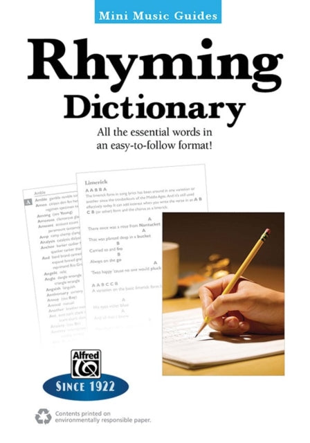 Mini Music Guides Rhyming Dictionary