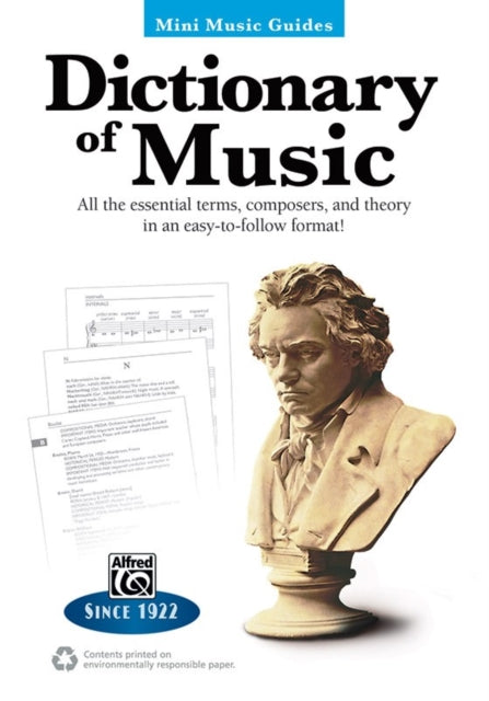 Mini Music Guides  Dictionary of Music All the Essential Terms Composers and Theory in an EasytoFollow Format