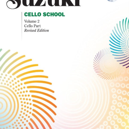 Suzuki Cello School Vol 2 Rev BookCD