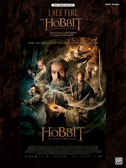 I See Fire from The Hobbit The Desolation of Smaug Easy Piano Sheet