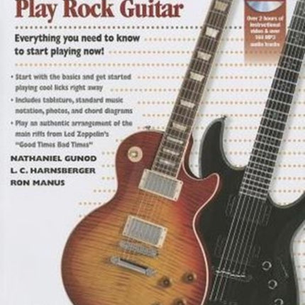 AlfredS Teach Yourself to Play Rock Guitar Everything You Need to Know to Start Playing Now