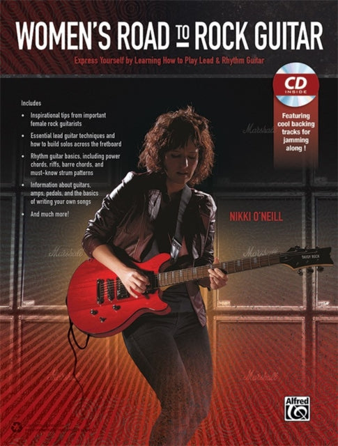 Womens Road to Rock Guitar Express Yourself by Learning How to Play Lead  Rhythm Guitar Book  CD