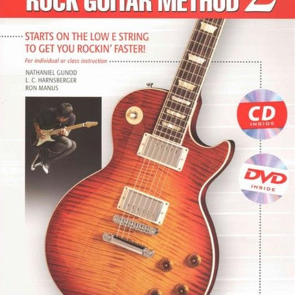 AlfredS Basic Rock Guitar Method 2 Starts on the Low E String to Get You Rockin Faster Starts on the Low E String to Get You Rockin Faster Book CD  DVD BK 2 Alfreds Basic Guitar Library