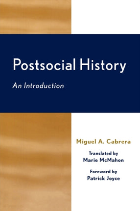 Postsocial History An Introduction